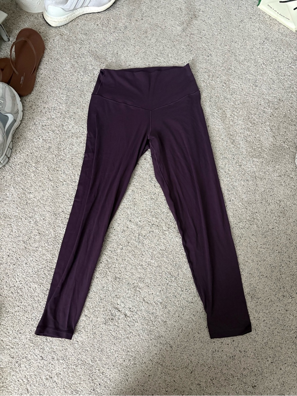 Aerie Offline Leggings in Deep Plum